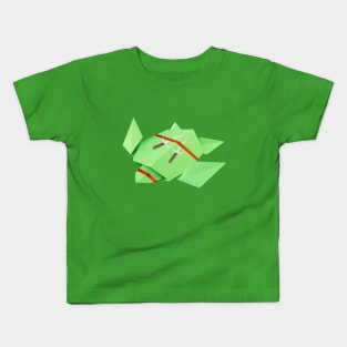 Origami ninja turtle Raphael Kids T-Shirt